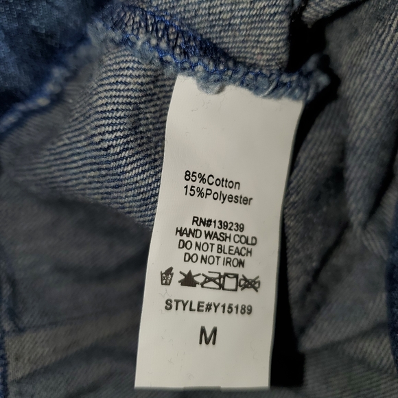 Sexy Denim Ruffled Romper - Picture 8 of 8